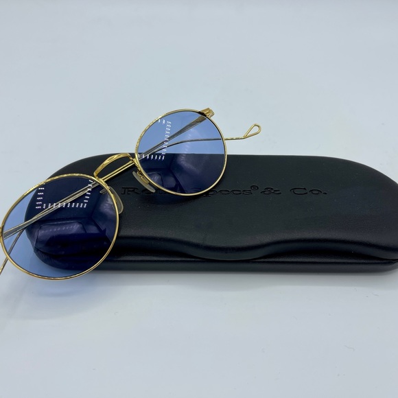 RetroSpecs & Co sunglasses w/ case, 12K gold filled wire, new, never worn